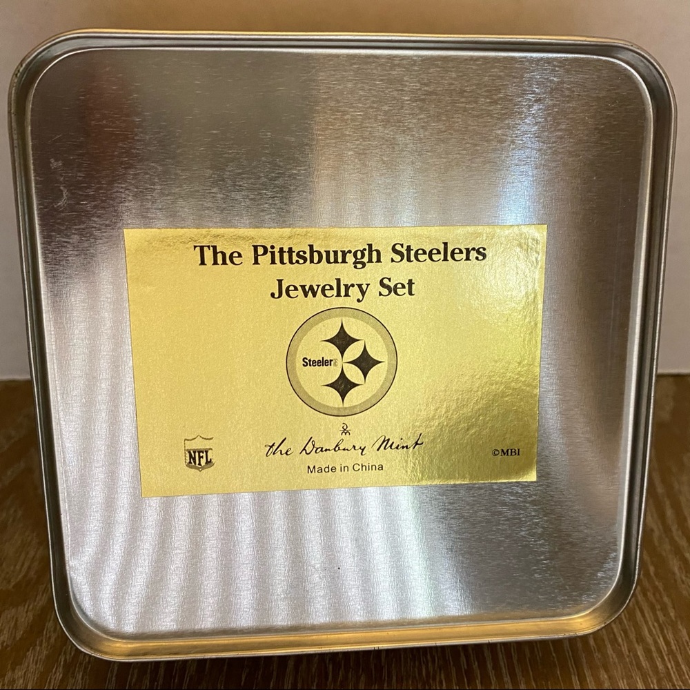 DANBURY MINT Pittsburgh Steelers NFL Jewelry Set - Picture 6 of 6